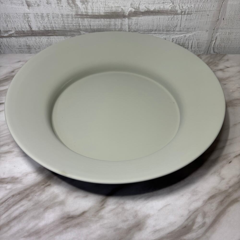 Light Gray Metal Decorative Bowl or Catchall Tray